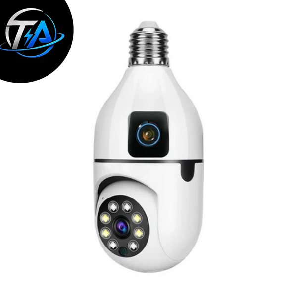 Speed-X   Dual   Lens   Night   Vision   Motion   Detection   Bulb   Camera
